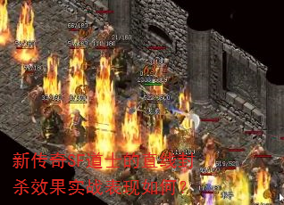 新传奇SF道士的直线封杀效果实战表现如何? 新传奇SF道士的直线封杀效果实战表现如何?