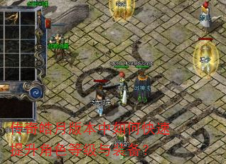 传奇皓月版本中如何快速提升角色等级与装备? 传奇皓月版本中如何快速提升角色等级与装备?
