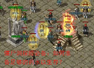 僵尸洞探险必备:如何准备足够的药水以生存? 僵尸洞探险必备:如何准备足够的药水以生存?