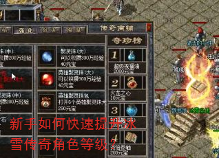 新手如何快速提升冰雪传奇角色等级? 新手如何快速提升冰雪传奇角色等级?