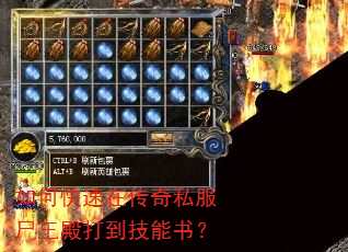 如何快速在传奇私服尸王殿打到技能书? 如何快速在传奇私服尸王殿打到技能书?
