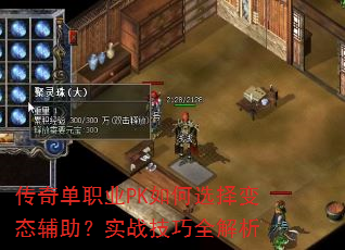 传奇单职业PK如何选择变态辅助?实战技巧全解析 传奇单职业PK如何选择变态辅助?实战技巧全解析