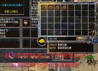 新手如何快速上手传奇单机版?前期攻略与常见问题解答 新手如何快速上手传奇单机版?前期攻略与常见问题解答